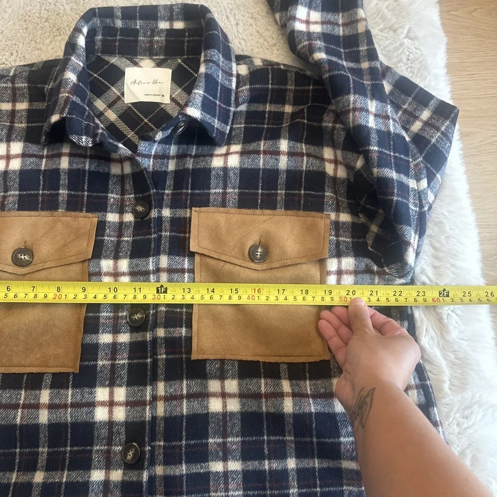 Vintage  Active Usa Multicolor Flannel‎ M  Shirt